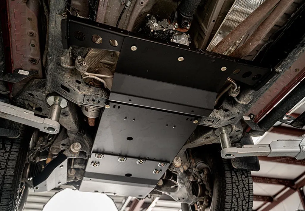 2005-2015 Toyota Tacoma Transfer Case Skid Plate By Cali Raised LED