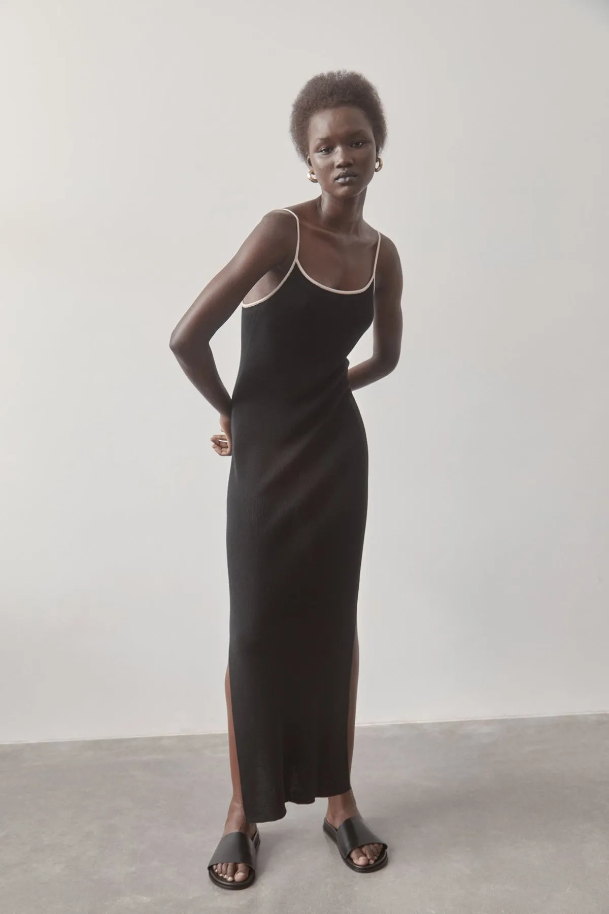 90s Knit Slip Dress
