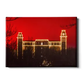 Arkansas Razorbacks - Red Christmas Old Main