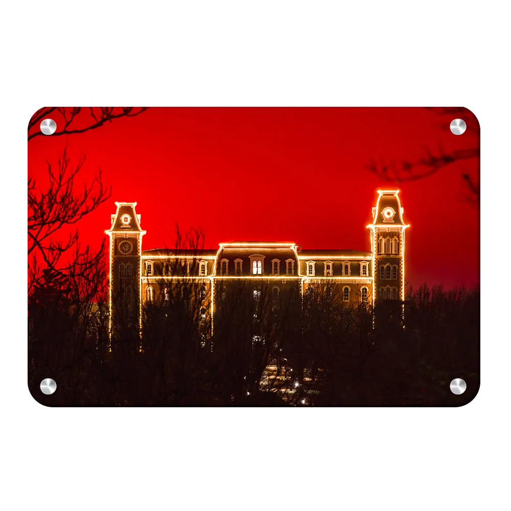 Arkansas Razorbacks - Red Christmas Old Main