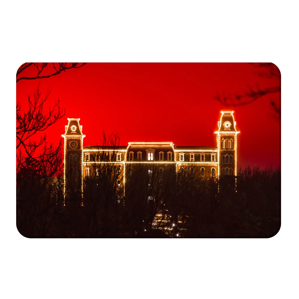 Arkansas Razorbacks - Red Christmas Old Main
