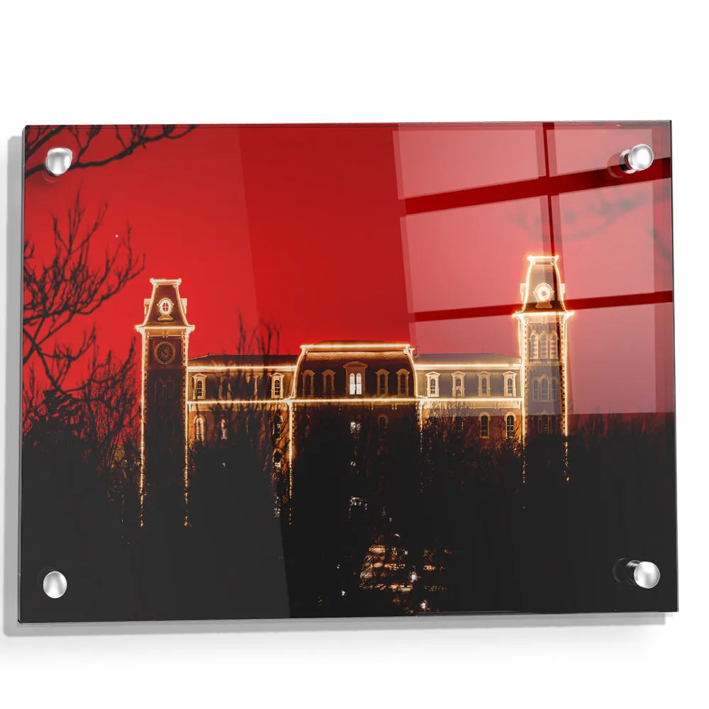 Arkansas Razorbacks - Red Christmas Old Main