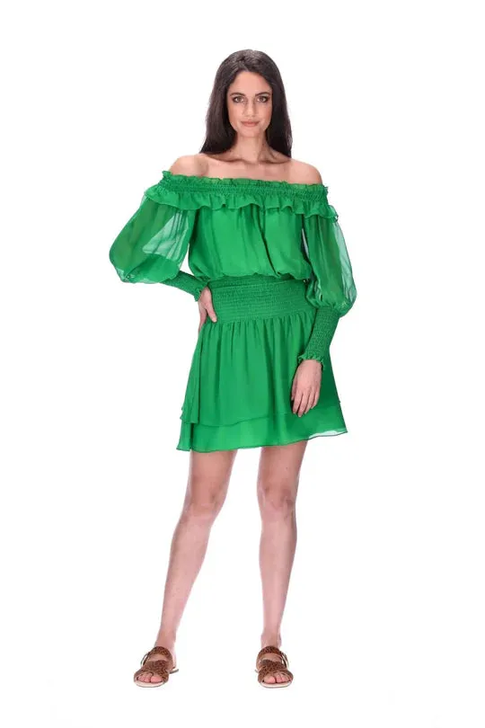 Augustine Pretty Basics Alma Dress in Green or Pink or Black
