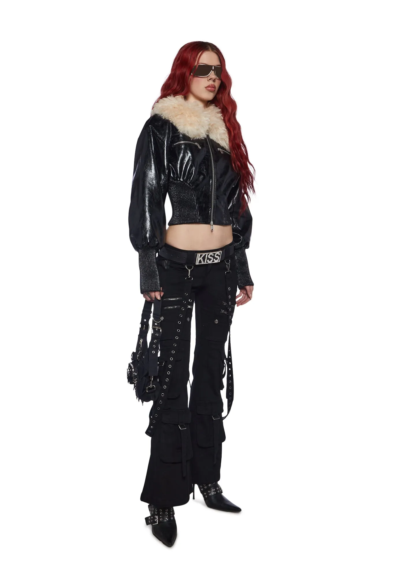 Aurora Cargo Jeans - Black
