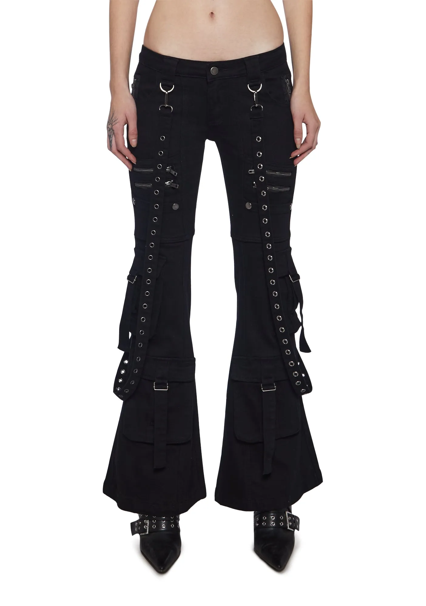 Aurora Cargo Jeans - Black