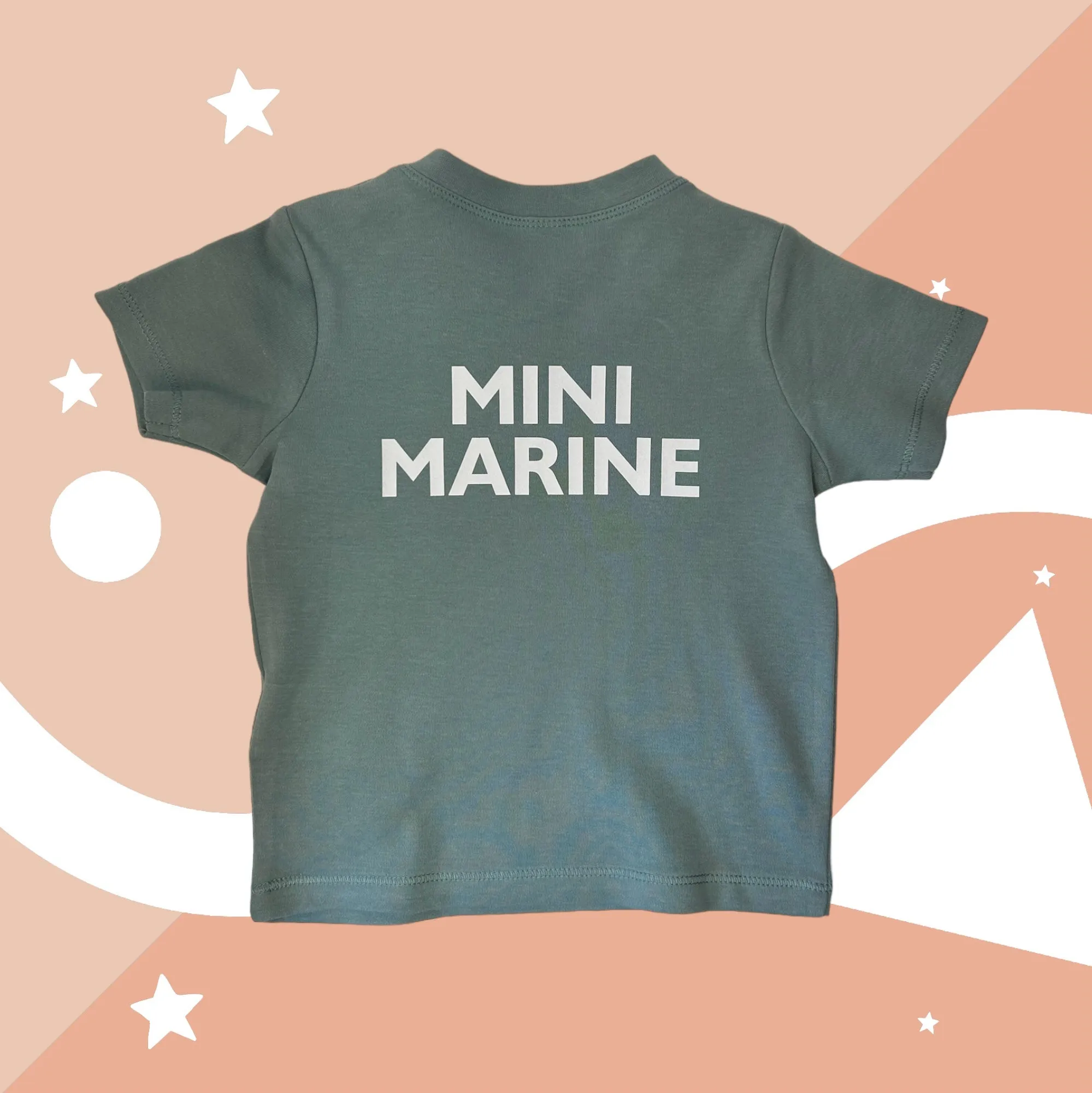 Baby & Toddler Booty Bear Mini Marine T-shirt - Sage Green