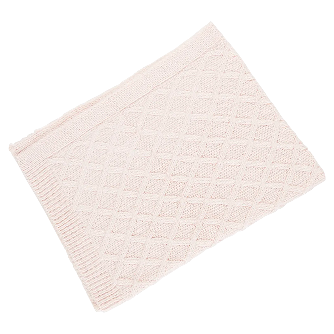 Baby Cuddle Blanket and Sweater Set - Pale Pink
