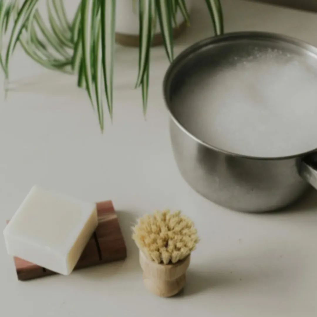 Bamboo Pot Brush