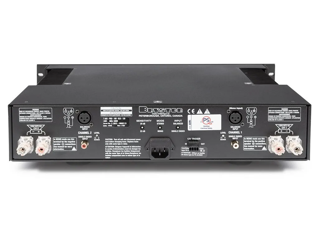 Bryston 2.5B³ Stereo/Mono Amplifier