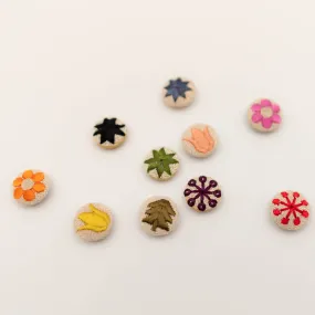 Buttons - Embroidered
