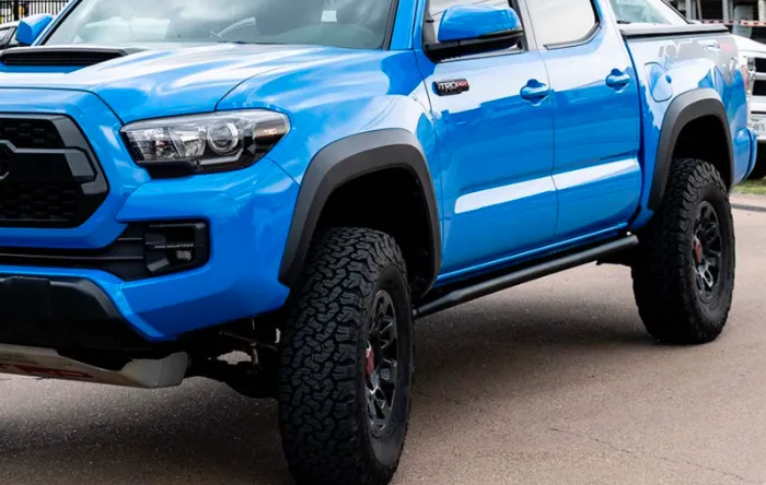 Cali Raise LED 2005-2022 TOYOTA TACOMA TRAIL EDITION ROCK SLIDERS
