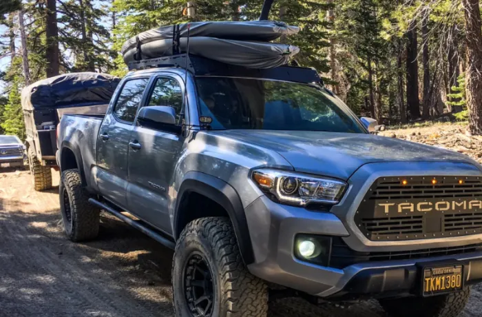 Cali Raise LED 2005-2022 TOYOTA TACOMA TRAIL EDITION ROCK SLIDERS