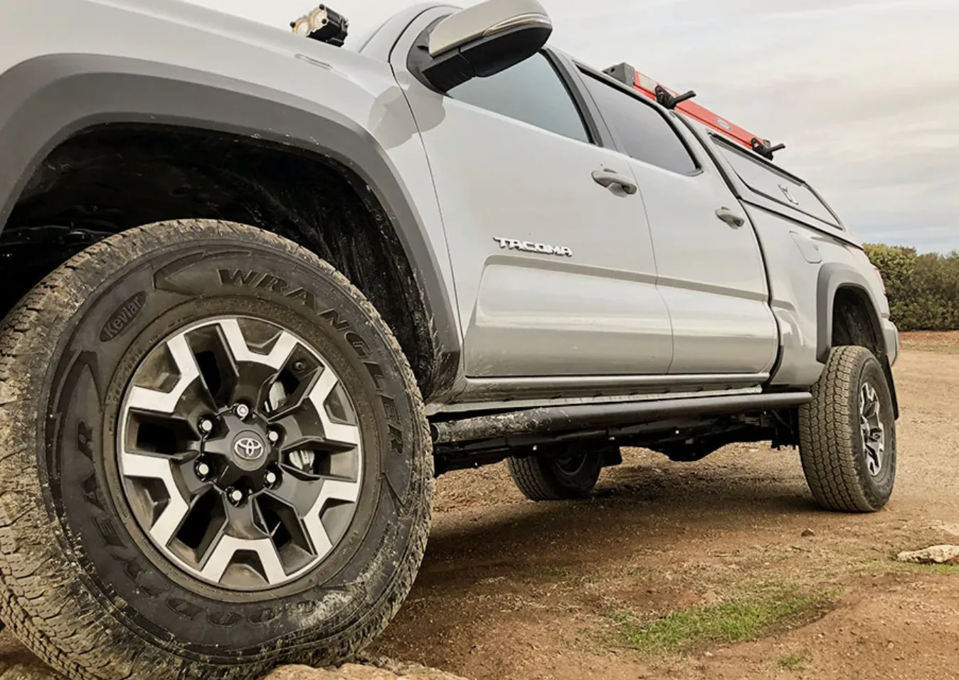 CALI RAISED LED 2005-2022 TOYOTA TACOMA STEP EDITION ROCK SLIDERS