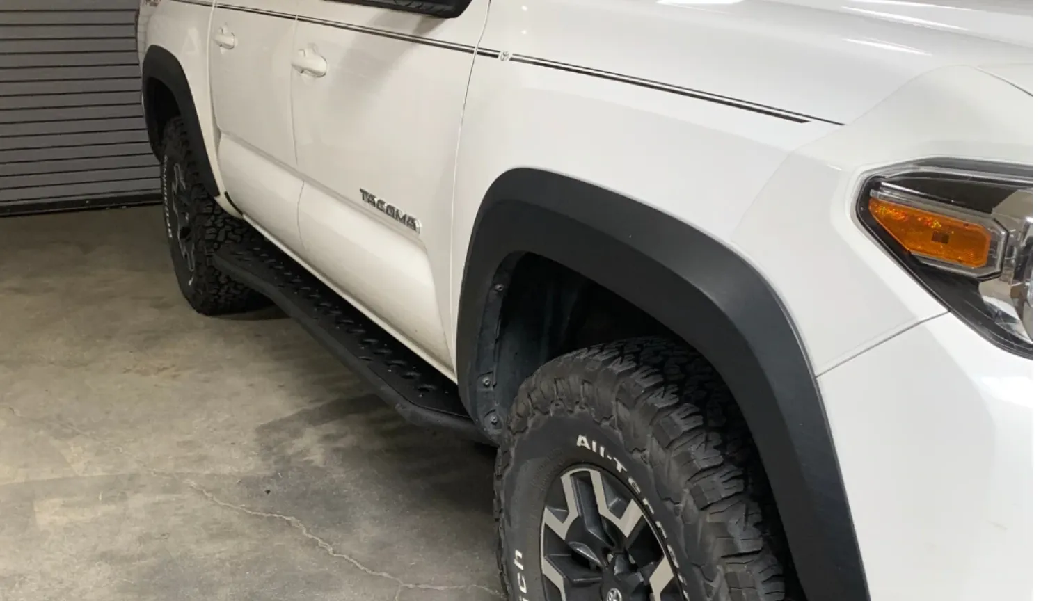 CALI RAISED LED 2005-2022 TOYOTA TACOMA STEP EDITION ROCK SLIDERS