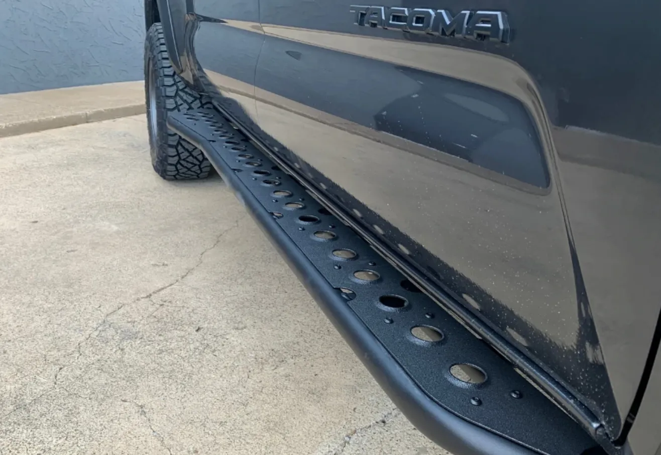 CALI RAISED LED 2005-2022 TOYOTA TACOMA STEP EDITION ROCK SLIDERS