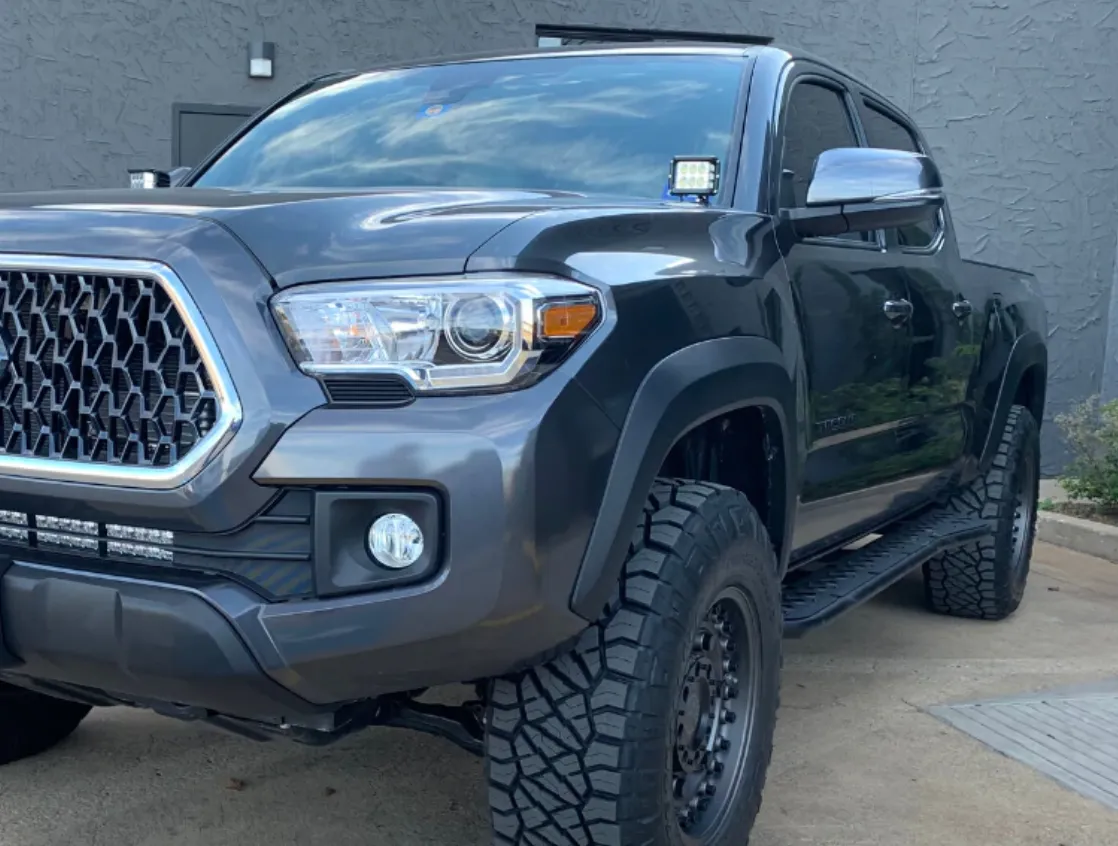 CALI RAISED LED 2005-2022 TOYOTA TACOMA STEP EDITION ROCK SLIDERS