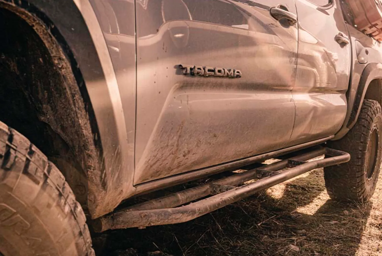 CALI RAISED LED 2005-2022 TOYOTA TACOMA STEP EDITION ROCK SLIDERS