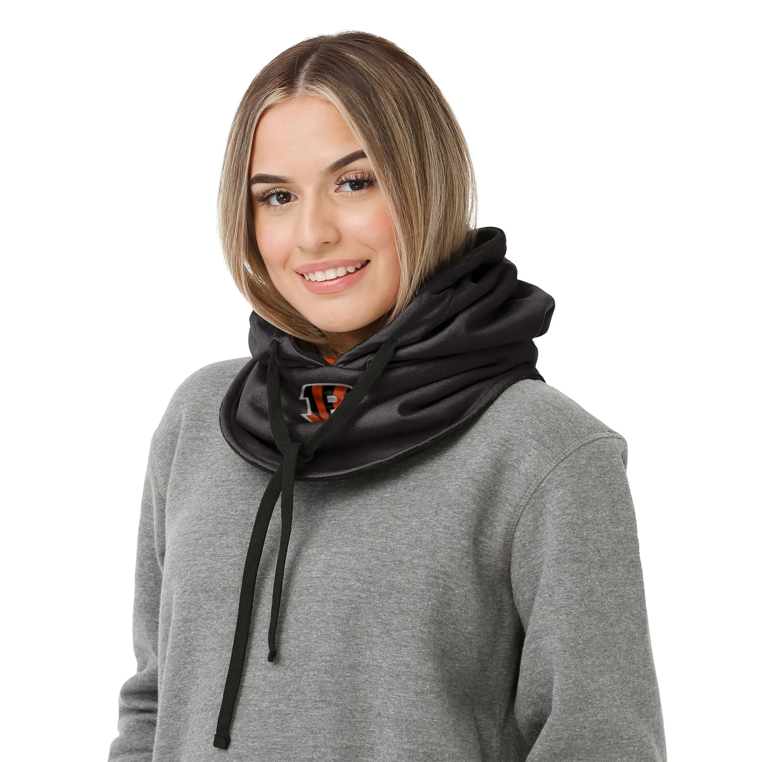 Cincinnati Bengals NFL Drawstring Hooded Gaiter -