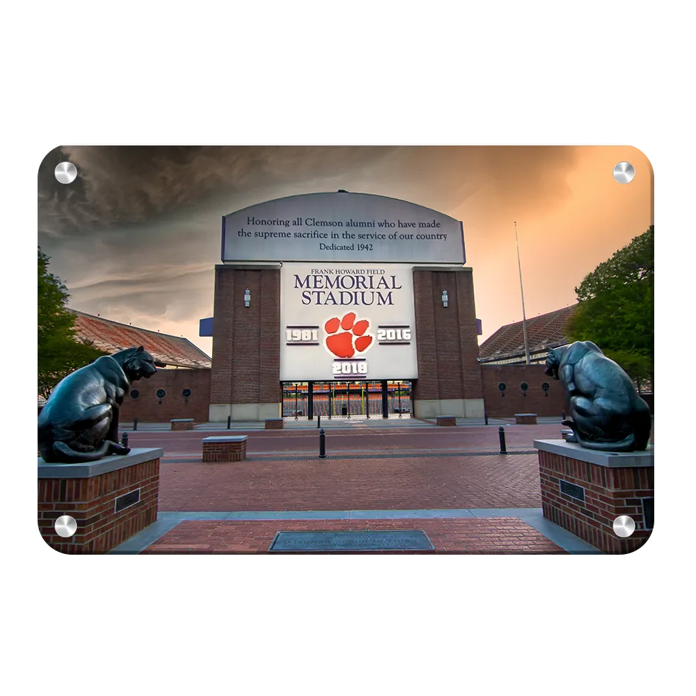Clemson Tigers - Watchful Eyes Sunset