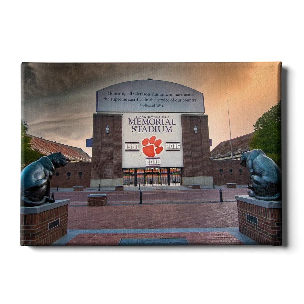 Clemson Tigers - Watchful Eyes Sunset