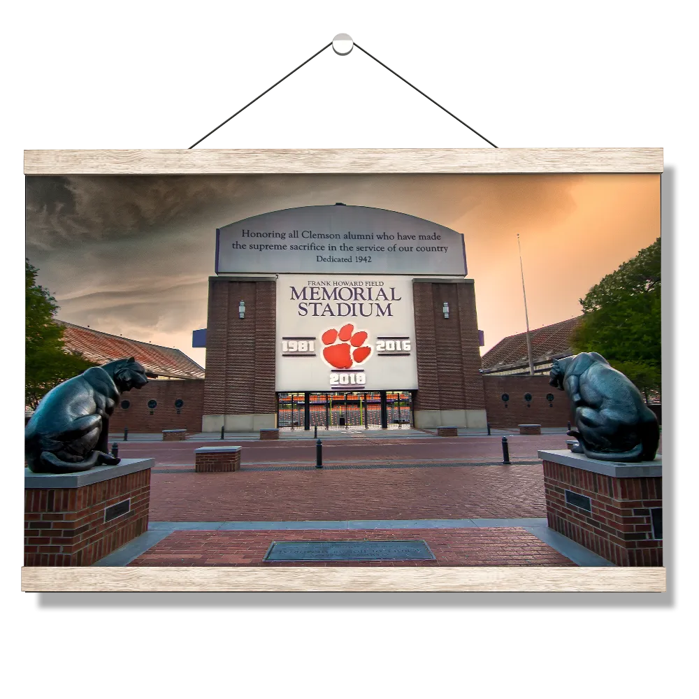 Clemson Tigers - Watchful Eyes Sunset