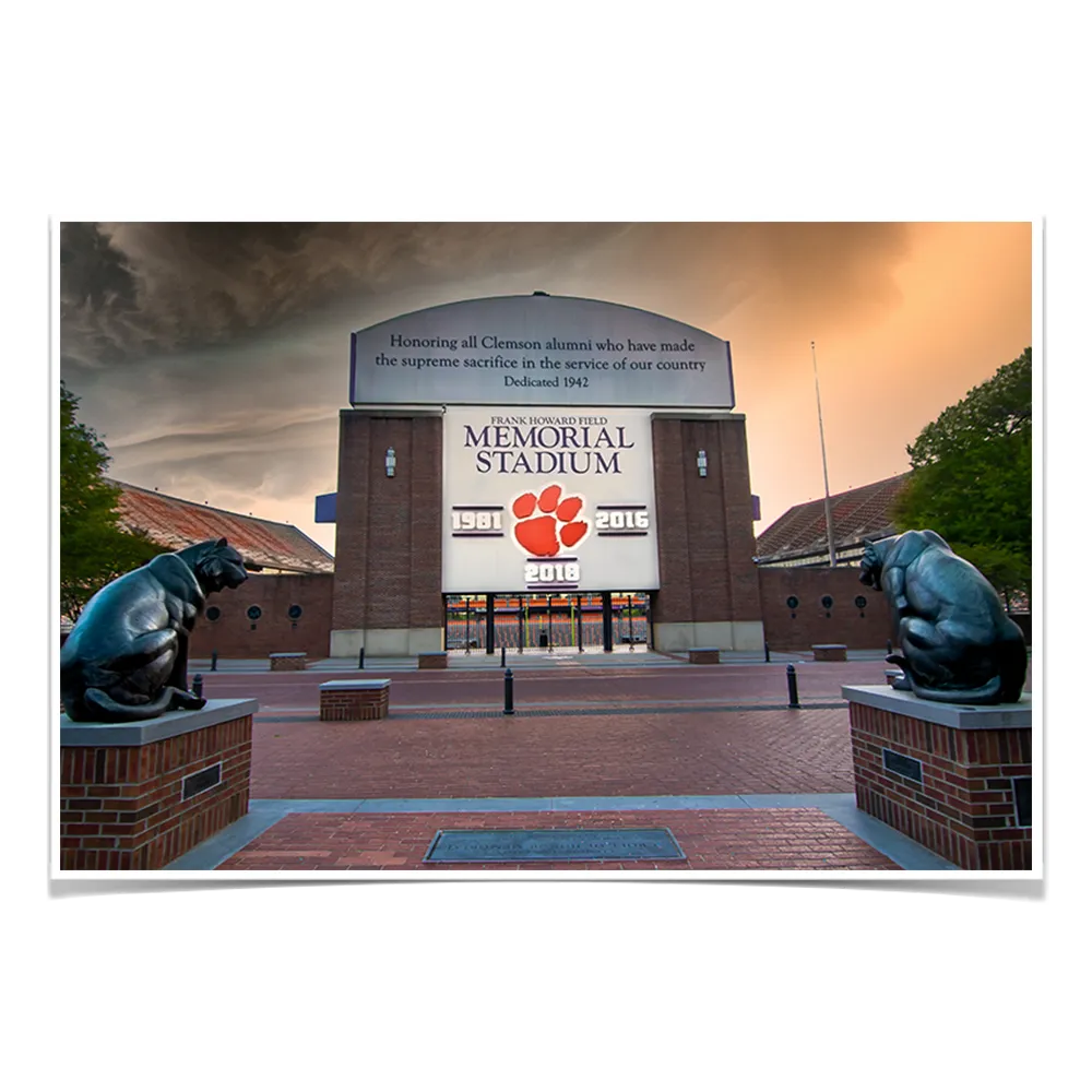 Clemson Tigers - Watchful Eyes Sunset