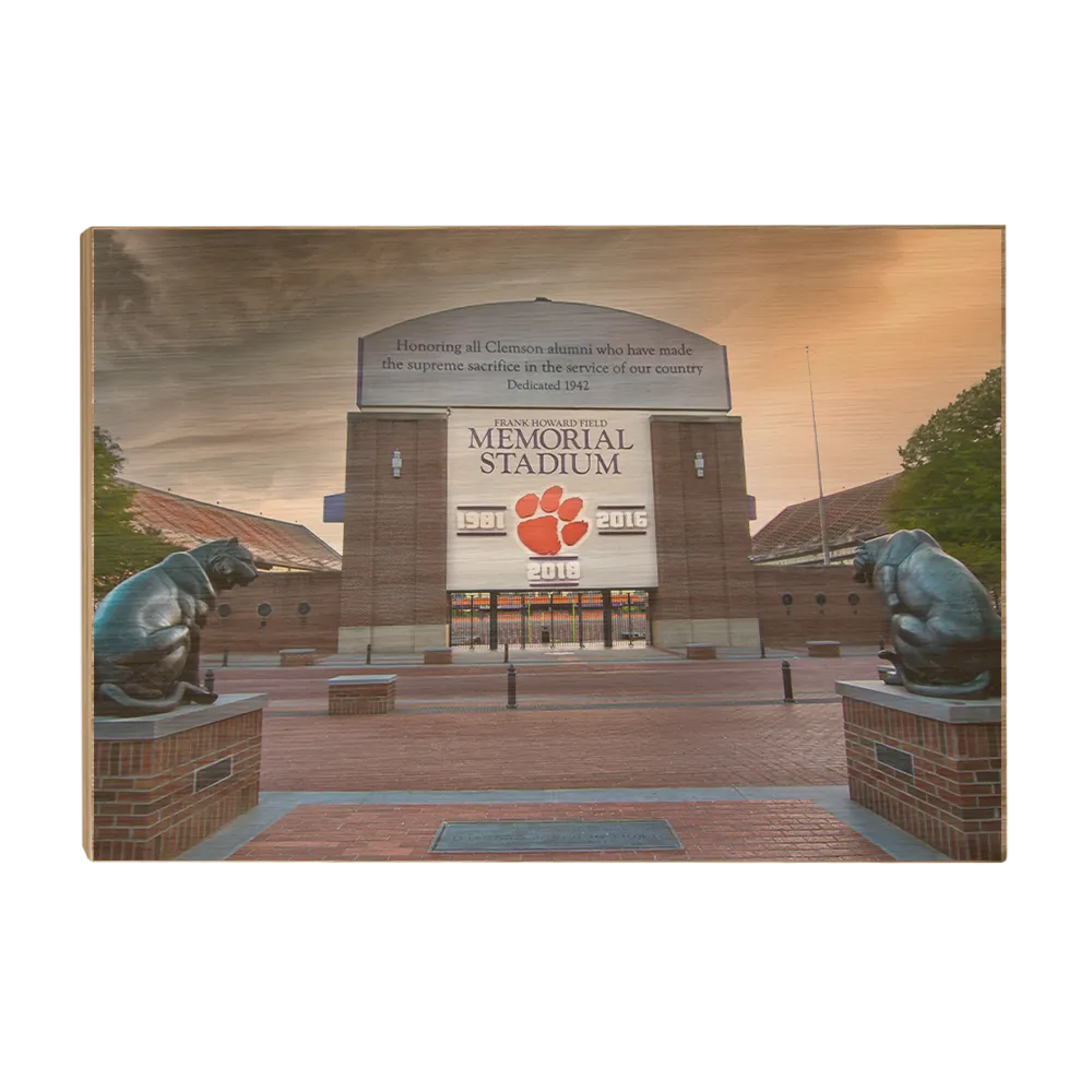 Clemson Tigers - Watchful Eyes Sunset