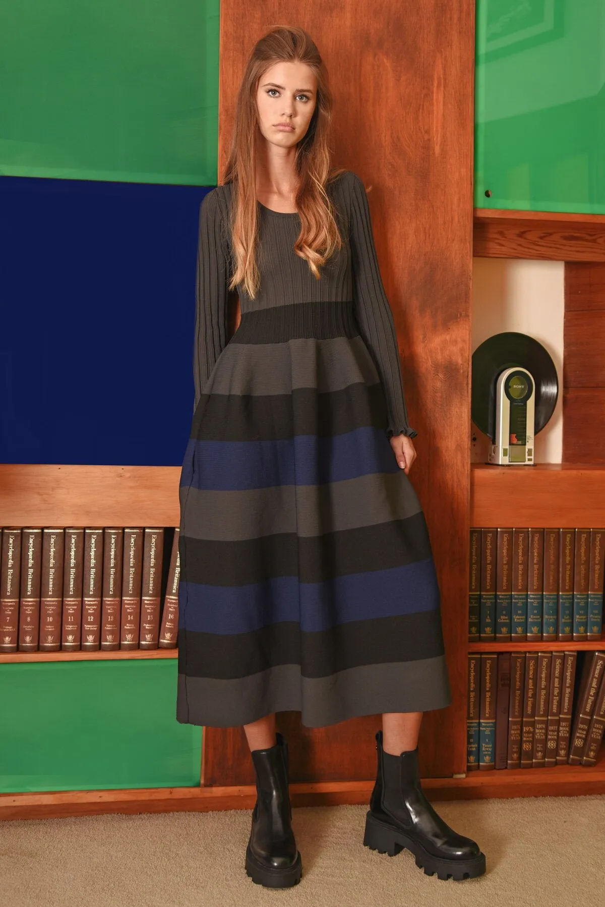 Coop Stripe Winter Dress