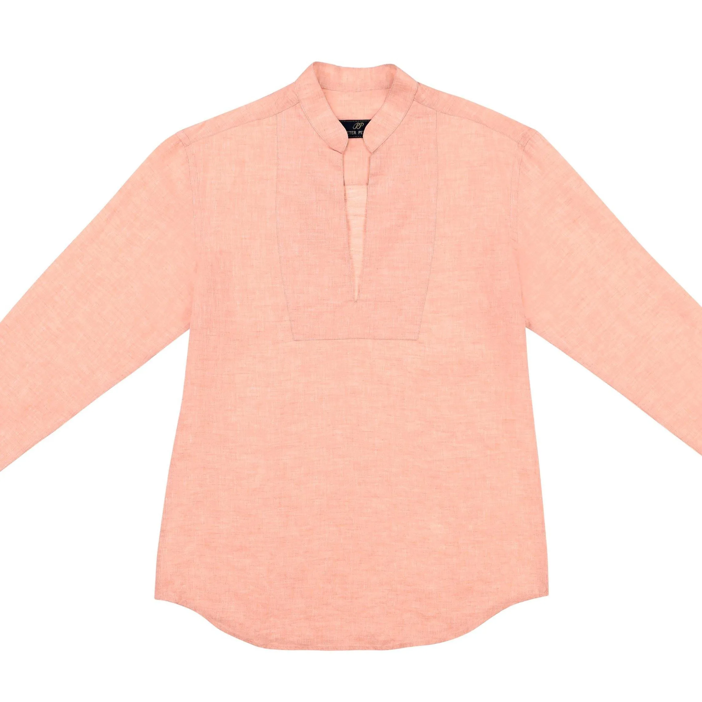 Cuba Linen Shirt - Orange