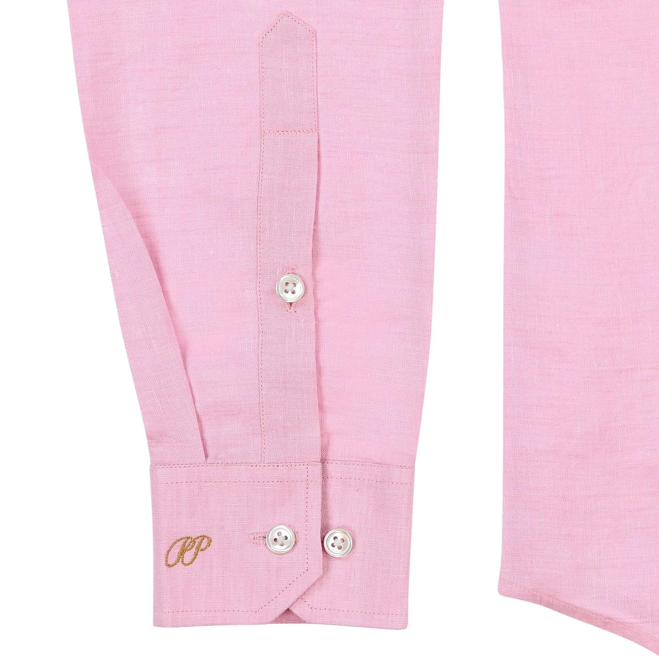 Cuba Linen Shirt - Pink