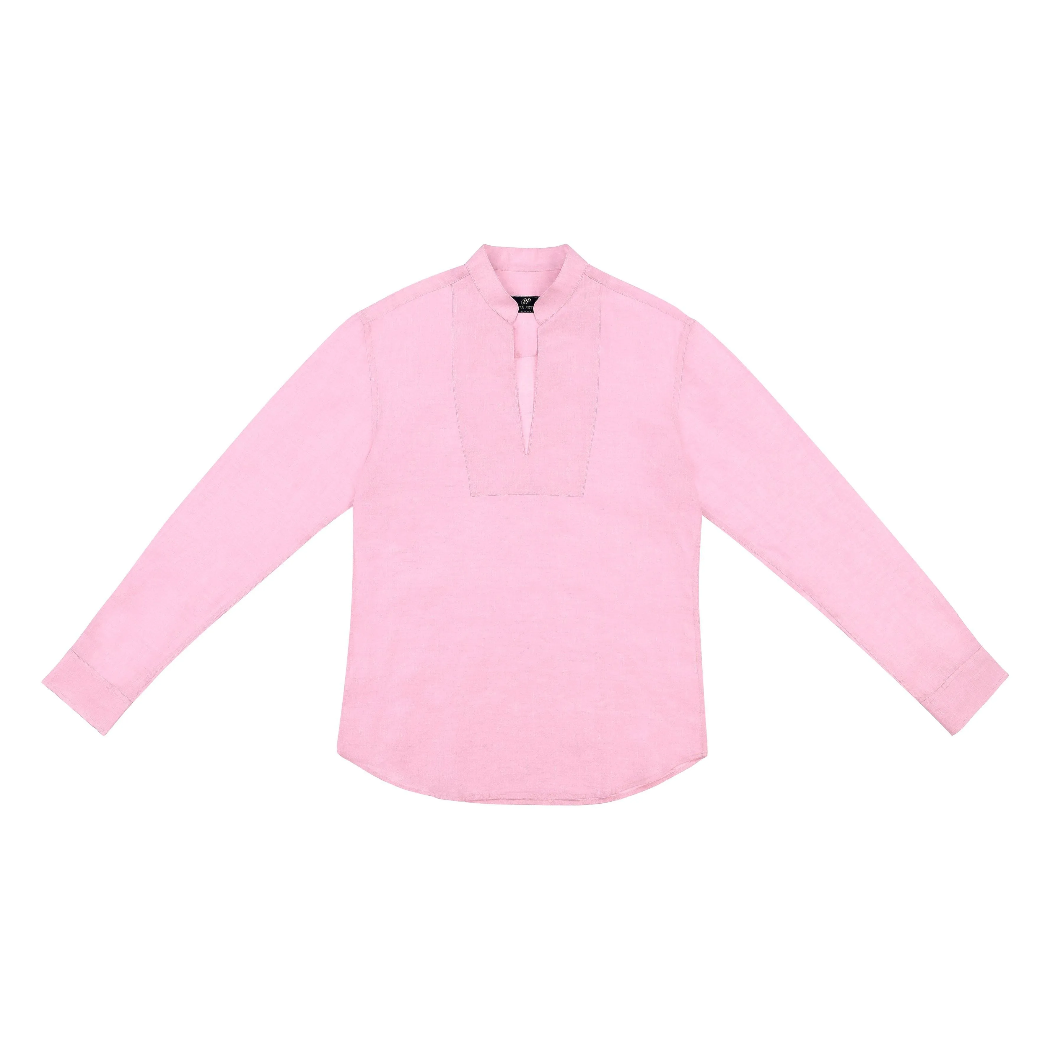Cuba Linen Shirt - Pink