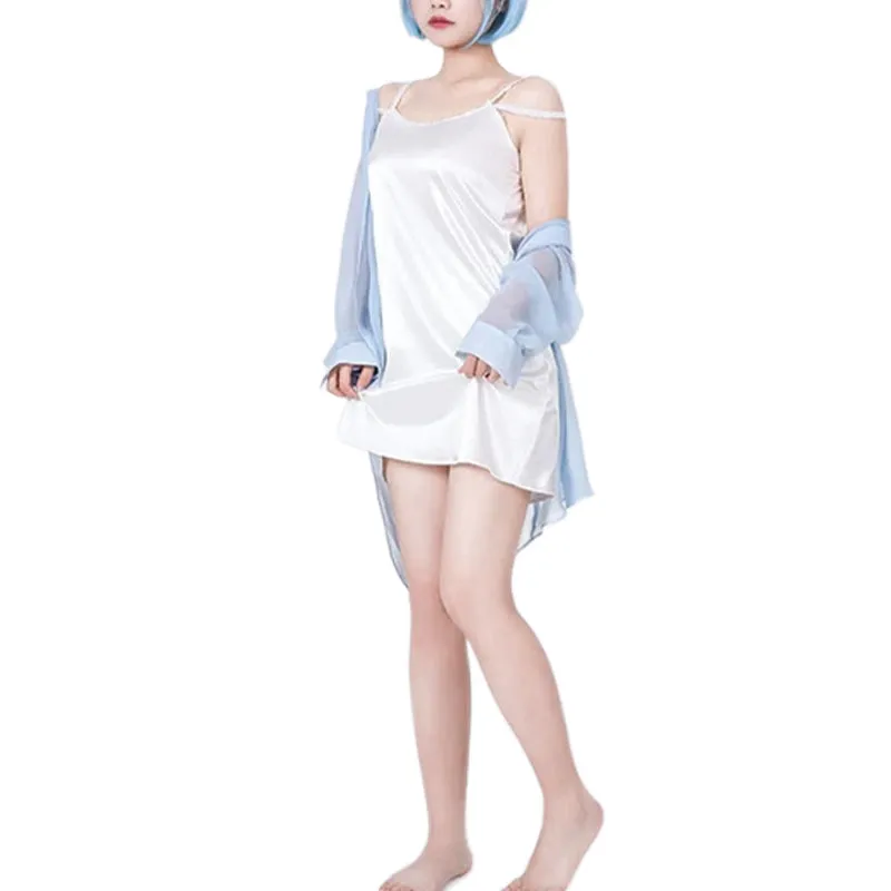 DokiDoki-R Anime Re Zero Cosplay Rem Cosplay Pajamas Halloween