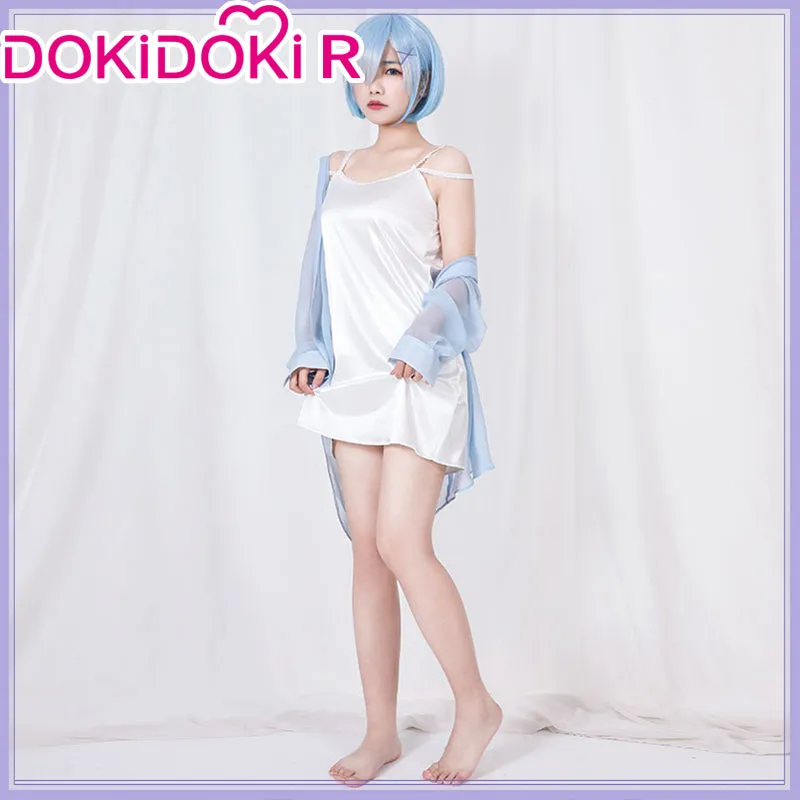 DokiDoki-R Anime Re Zero Cosplay Rem Cosplay Pajamas Halloween