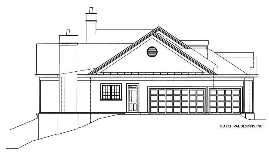 Elegant Modern Living with Unfinished Basement Space and Grilling Terrace