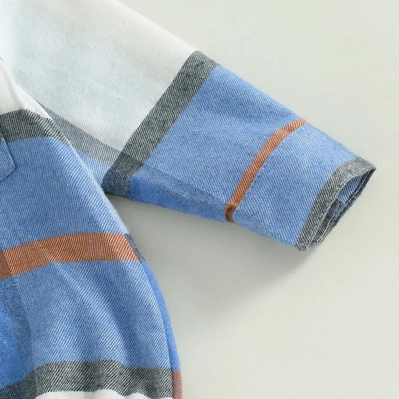 Fall Plaid Hoodie Sweatshirt