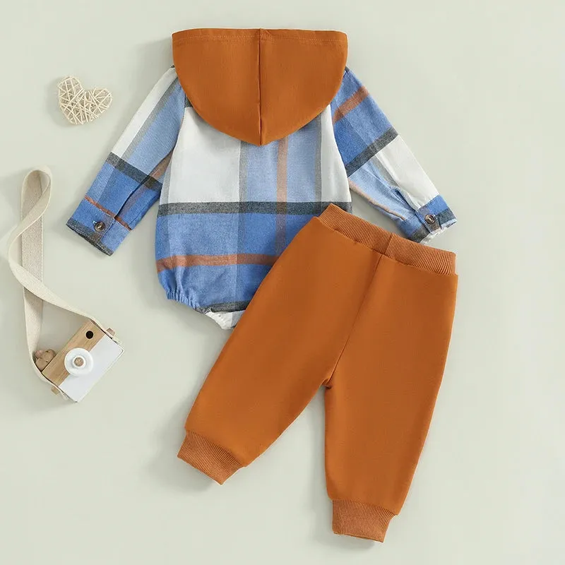 Fall Plaid Hoodie Sweatshirt