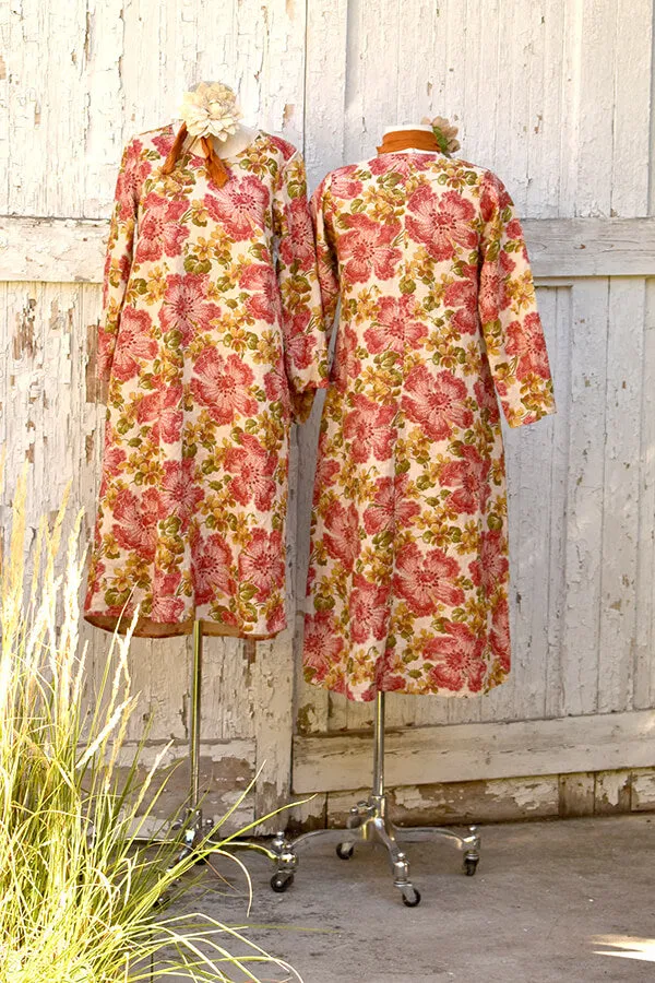 floral linen dress