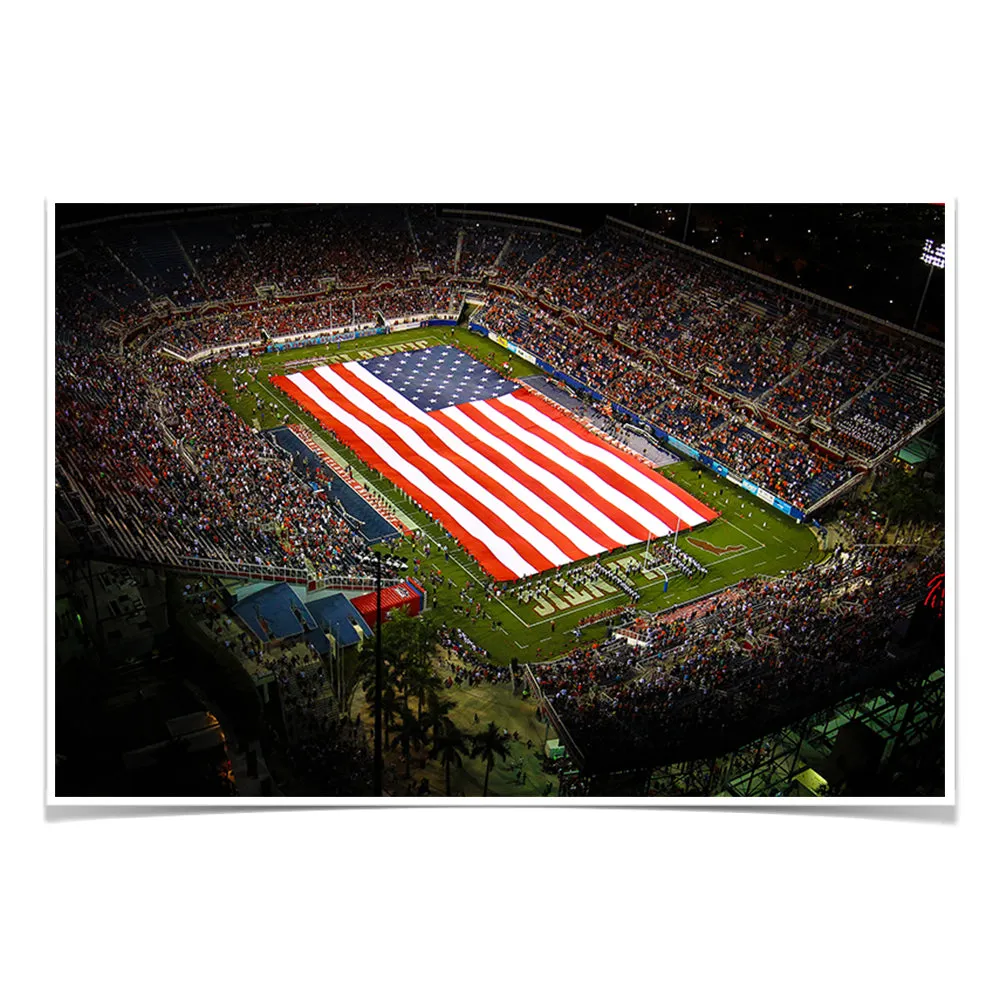 Florida Atlantic Owls - Stars and Stripes
