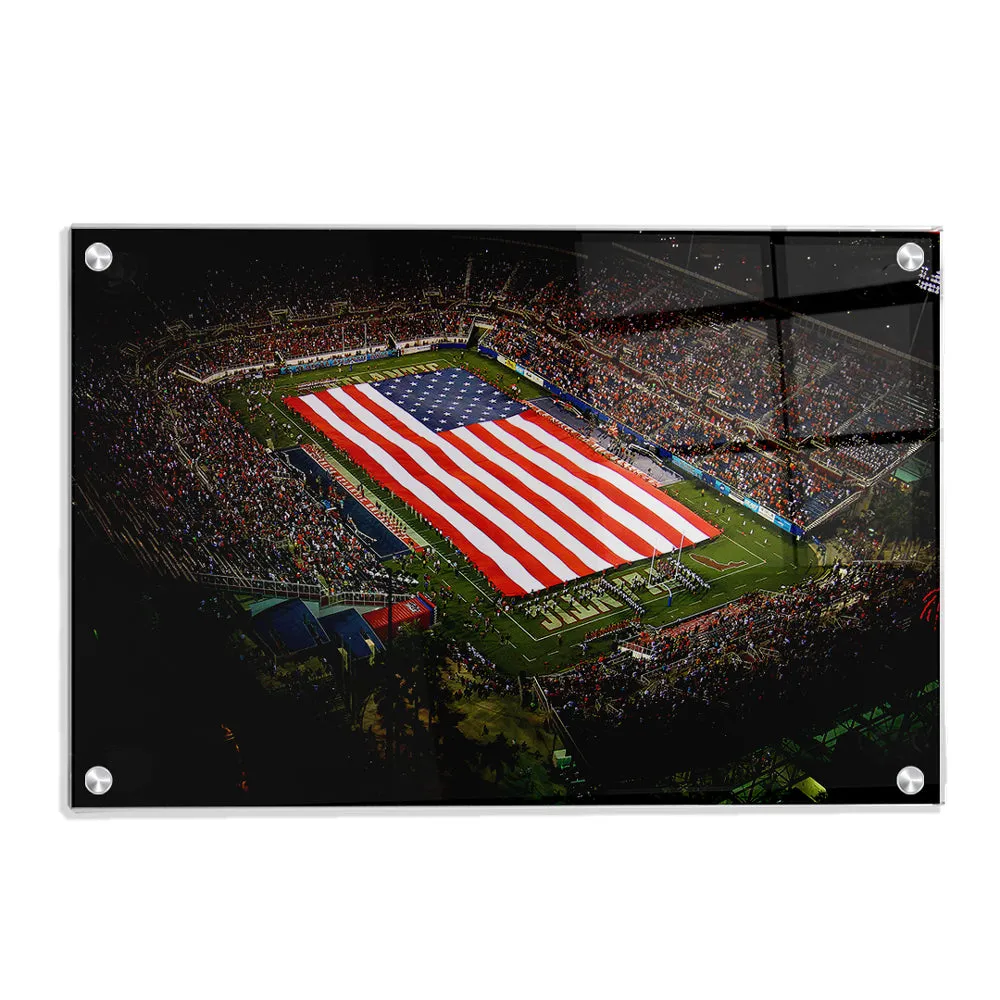 Florida Atlantic Owls - Stars and Stripes