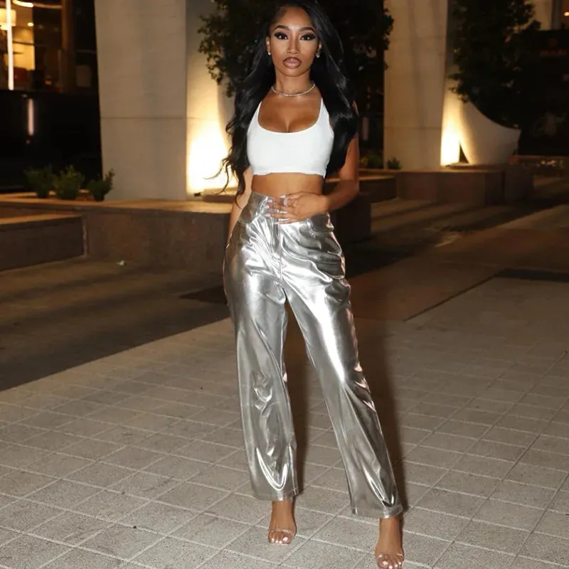 Fly Up the Night Metallic Pants