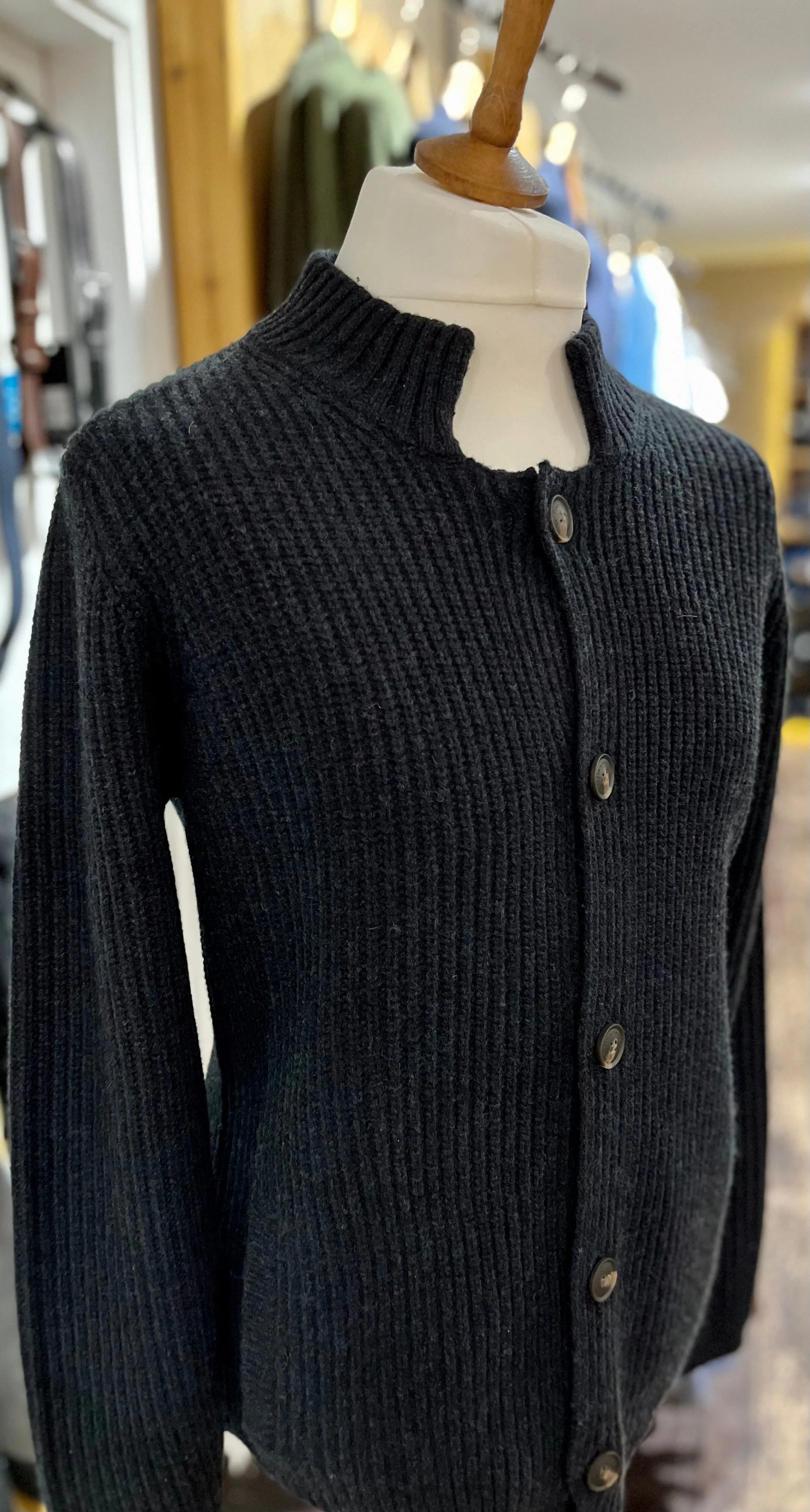 Fynch Hatton - Chunky Navy Cardigan - 164