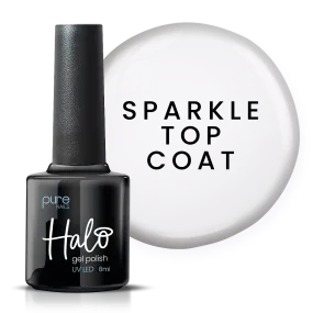 Halo Gel Polish 8ml Sparkle Top Coat Non-Wipe