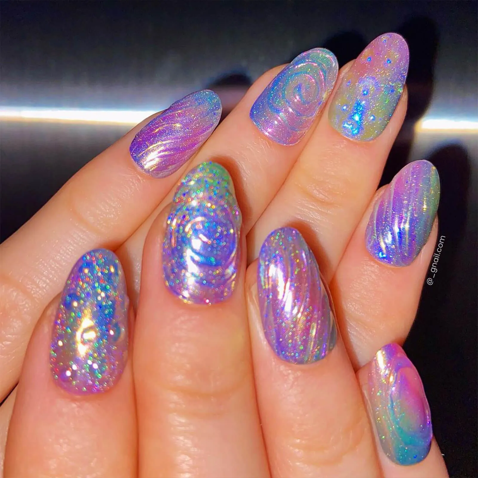Hema-Free Rainbow Cat Eye Gel