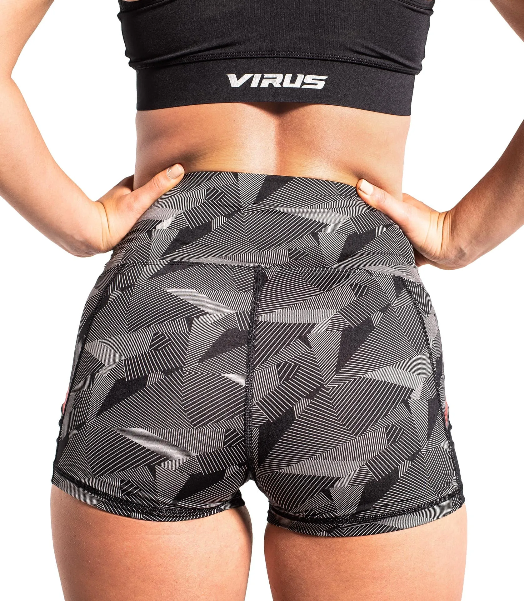 HIGH RISE BOX SHORT- GEO/BLACK