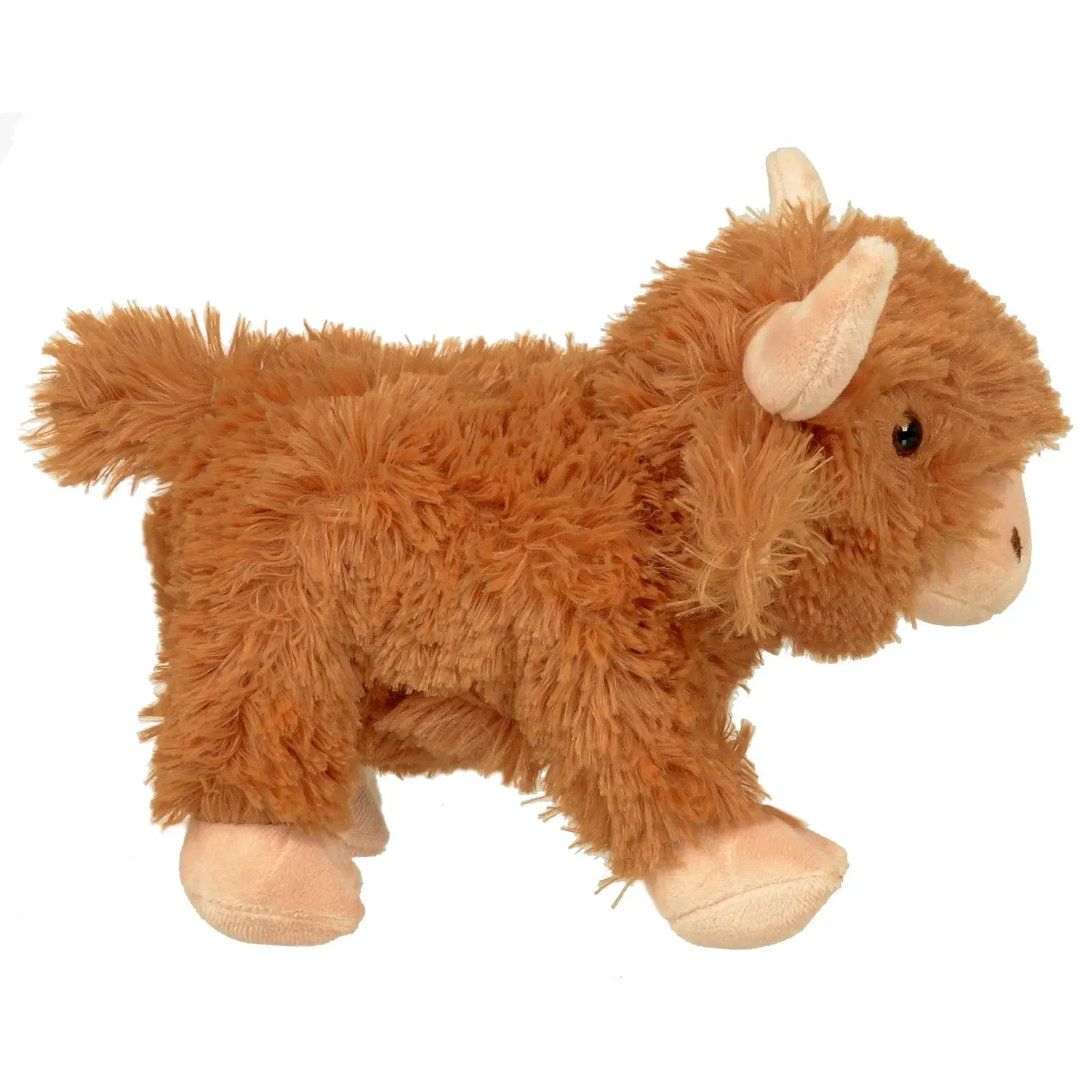 Hughie The Highland Cow Standing Soft Toy Plush Recycled Pal 28cm
