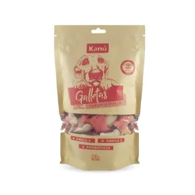 Kanu Pet Soft and Chewy Chicken Dog Treats, 200g, Soft Croquettes, Chicken Flavor, Omega 3 & 6, Probiotics, Eco-Friendly Packaging