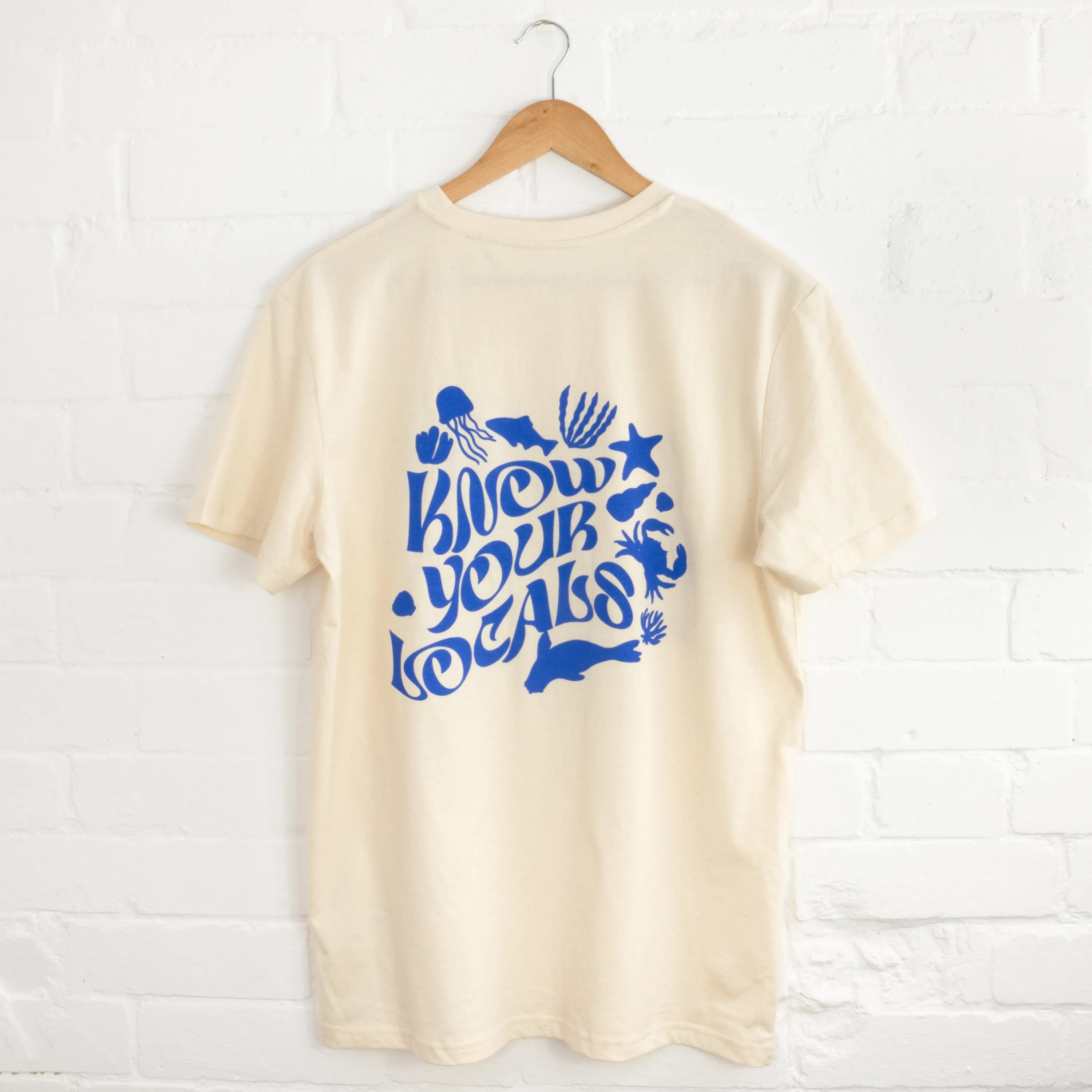 Know your Locals Sustainable T-Shirt - Surfers Against Sewage