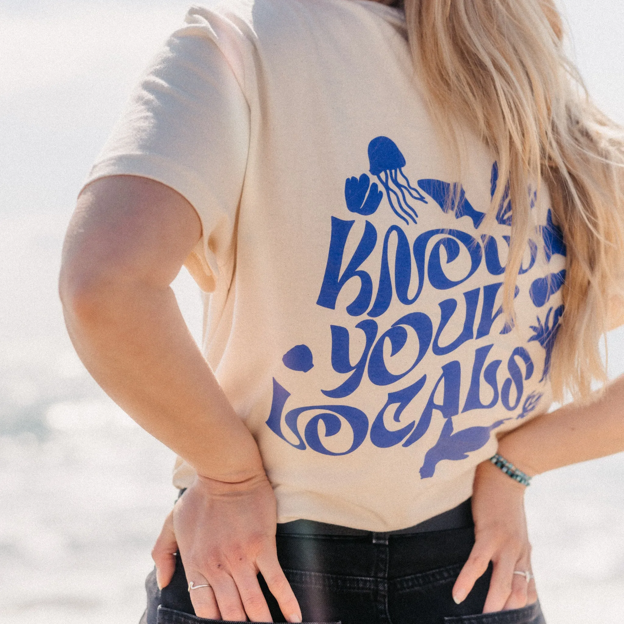 Know your Locals Sustainable T-Shirt - Surfers Against Sewage