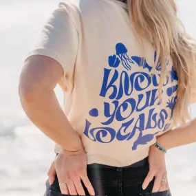 Know your Locals Sustainable T-Shirt - Surfers Against Sewage