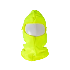 LMSK-S1 Balaclava Fleece Head Wear Ski Mask & Hardhat Liner, Lime, One Size